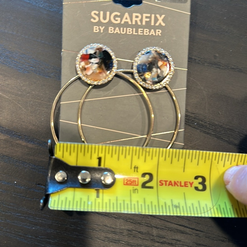 Multicolor Hoop Earrings - Picture 3 of 3